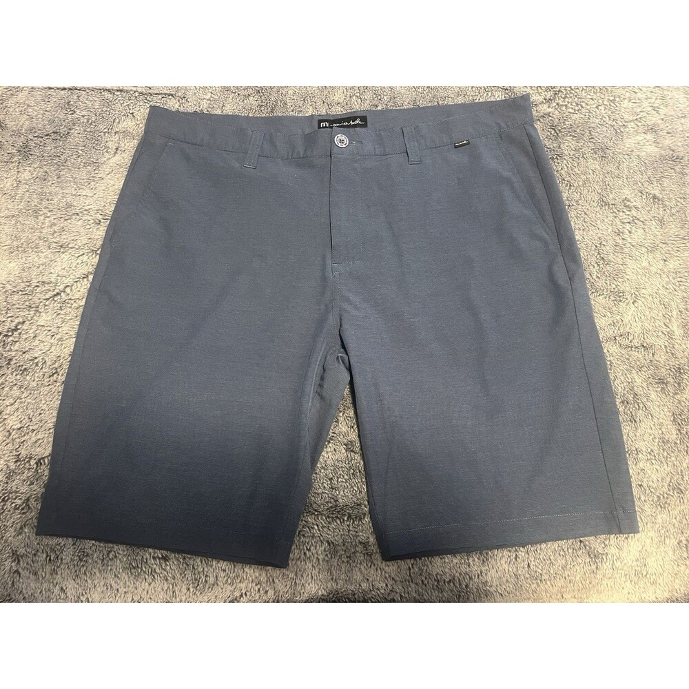 NWOT Travis Mathew Men's Performance Golf Shorts Lightweight Blue Sz 40